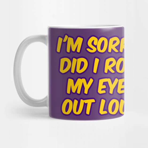 Eye Roll Genderless by David Hurd Designs